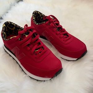 New Balance 501 classics with leopard details